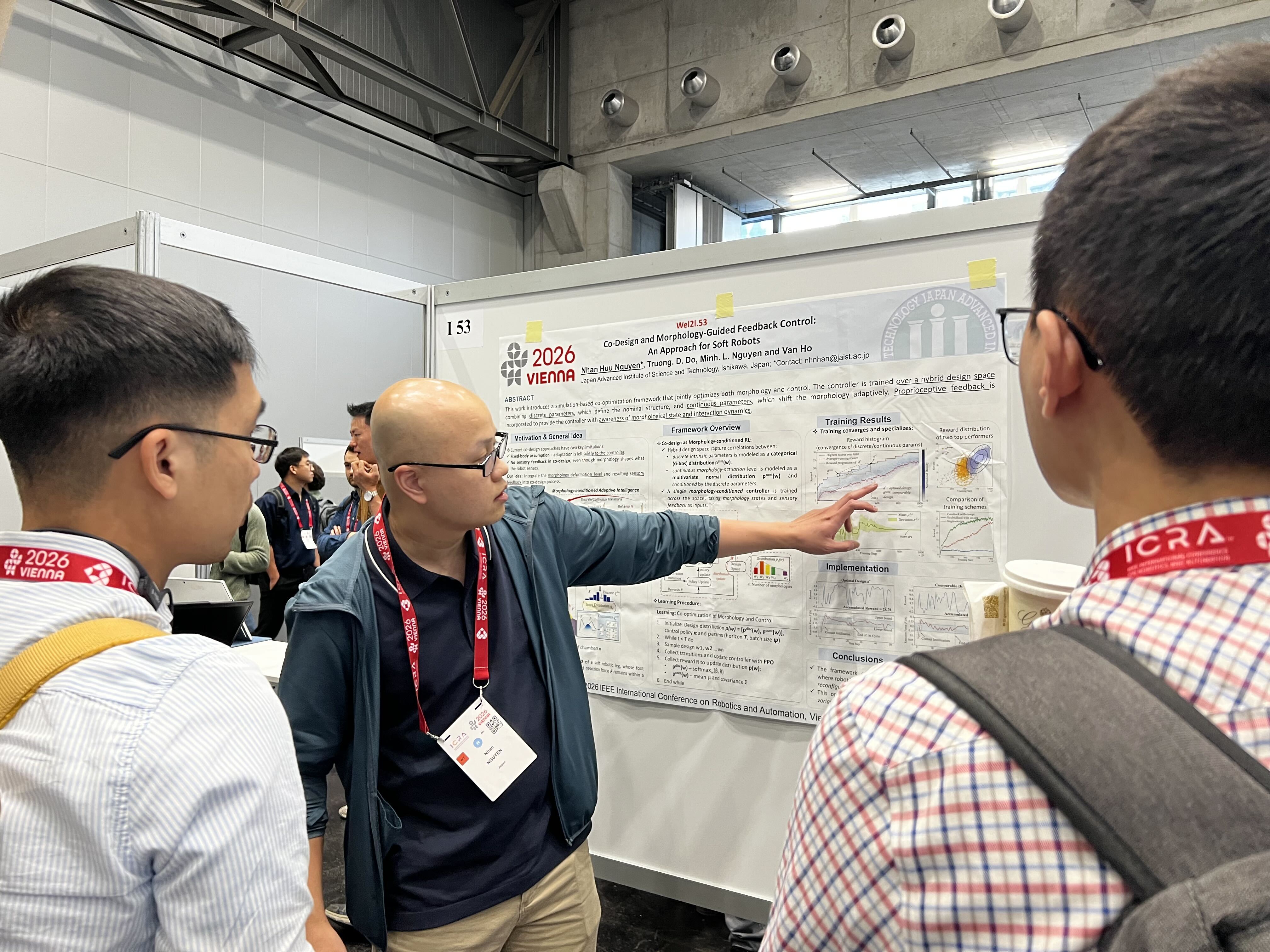 Poster presentation at ICRA 2026